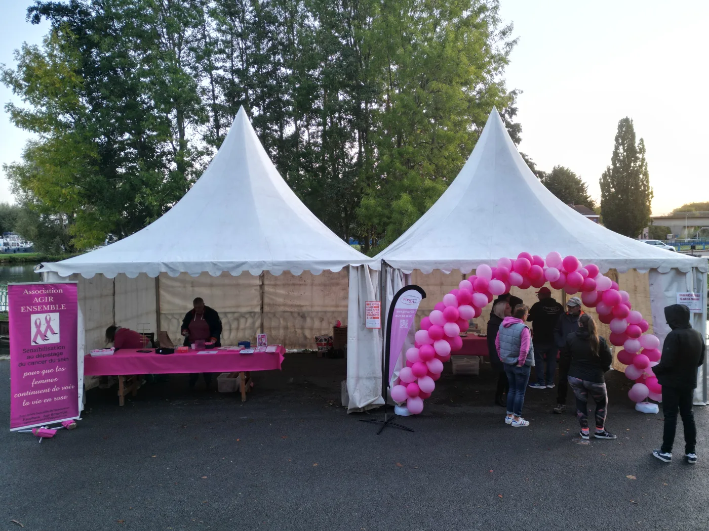 Première Marche rose de l'association